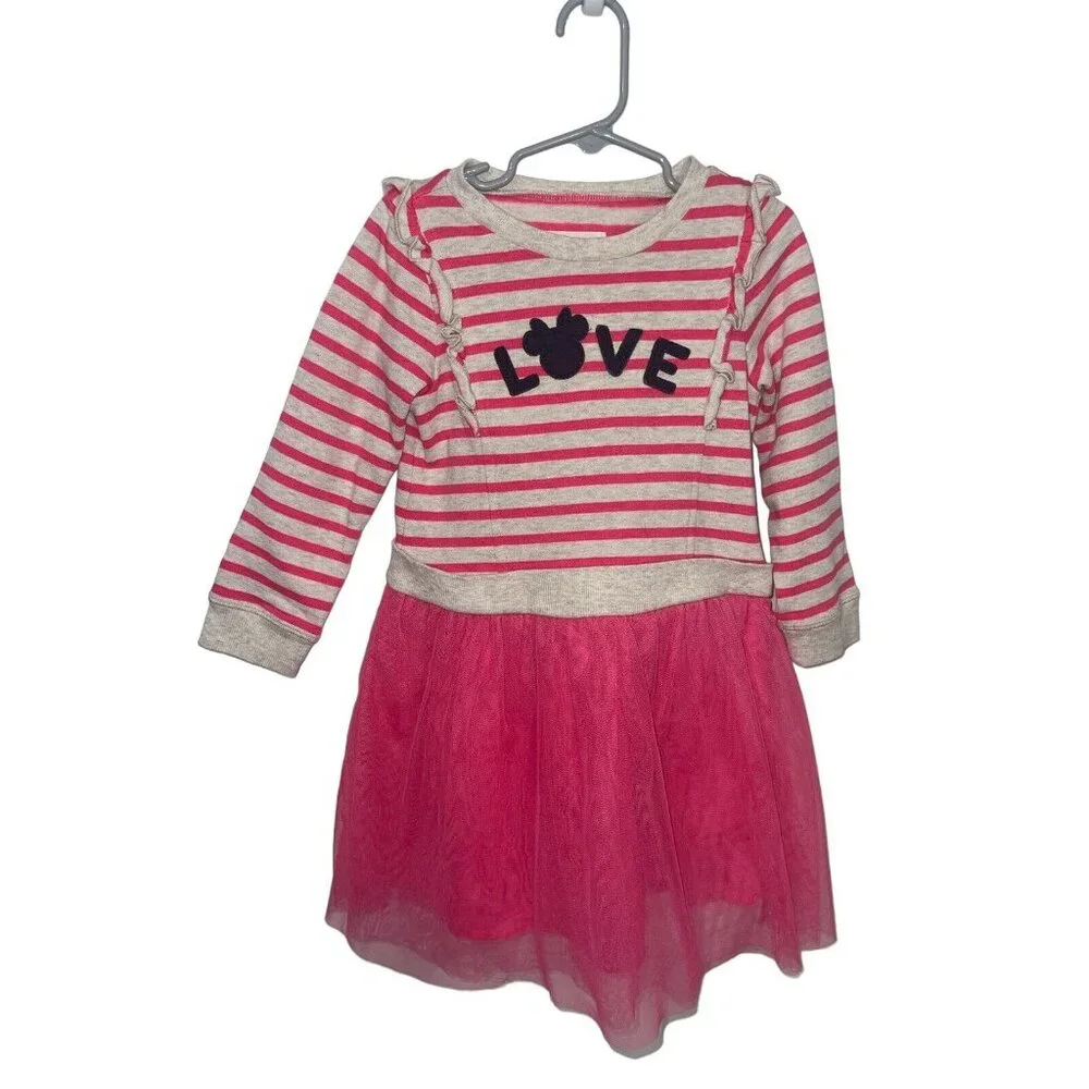 babyGap x Disney Girls Size 5 Minnie Mouse Mix-Media Dress